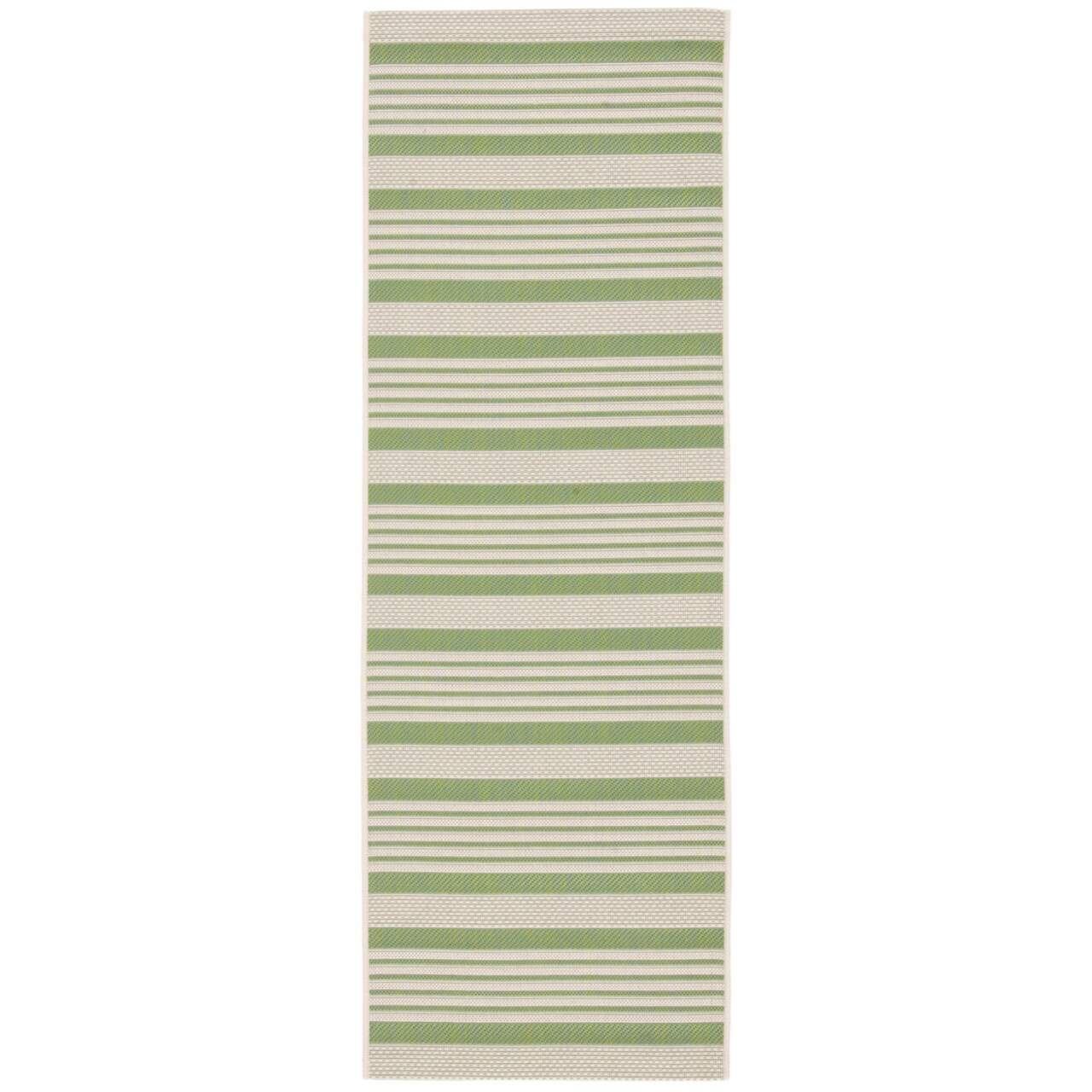 Safavieh Indoor Outdoor Cy6062-244 Courtyard Green / Beige Rug